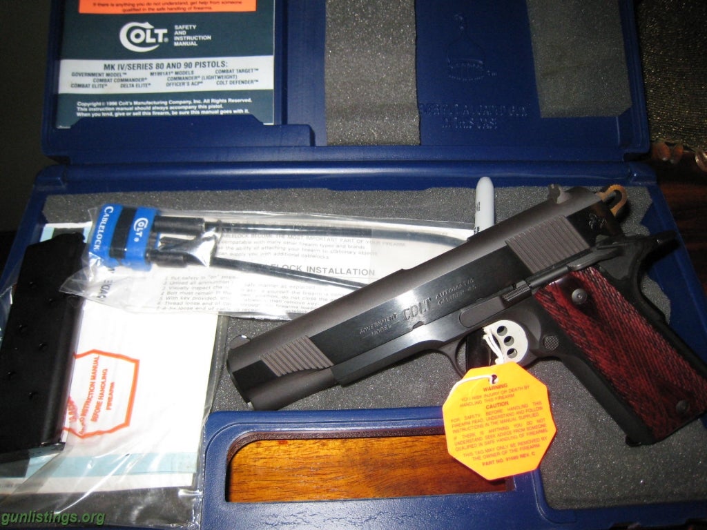 Gunlistings.org - Pistols Colt .45 XSE Series Model Government NIB