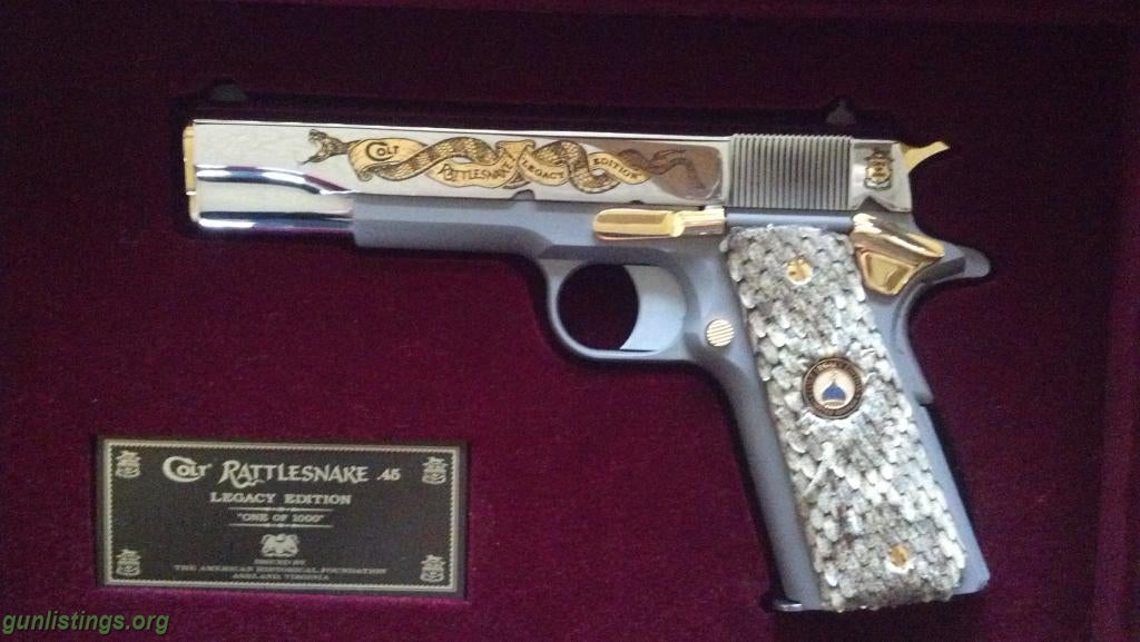 Pistols COLT 1911 RATTLESNAKE EDITION