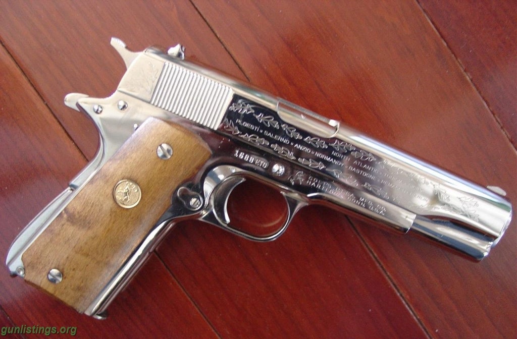 Pistols Colt 1911,World War II,European Theater Operations