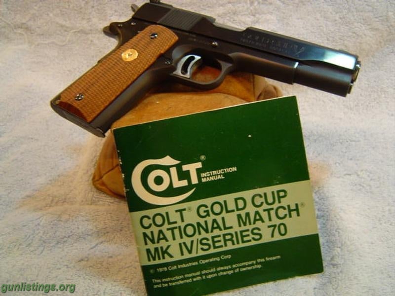 Pistols Colt -- Gold Cup National Match