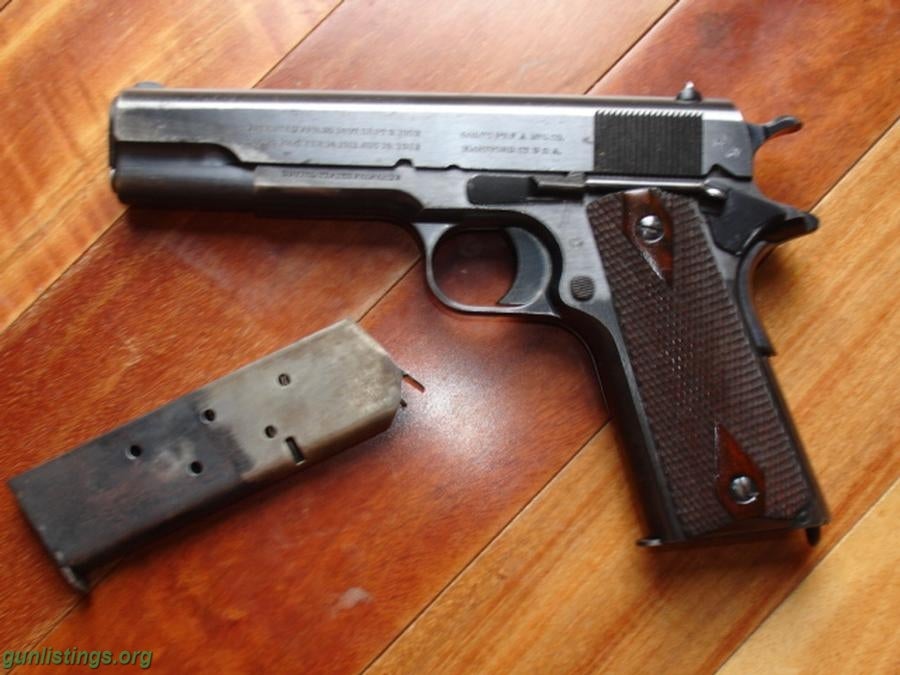 Pistols Colt -- PRE WW1 Colt 1911 1915