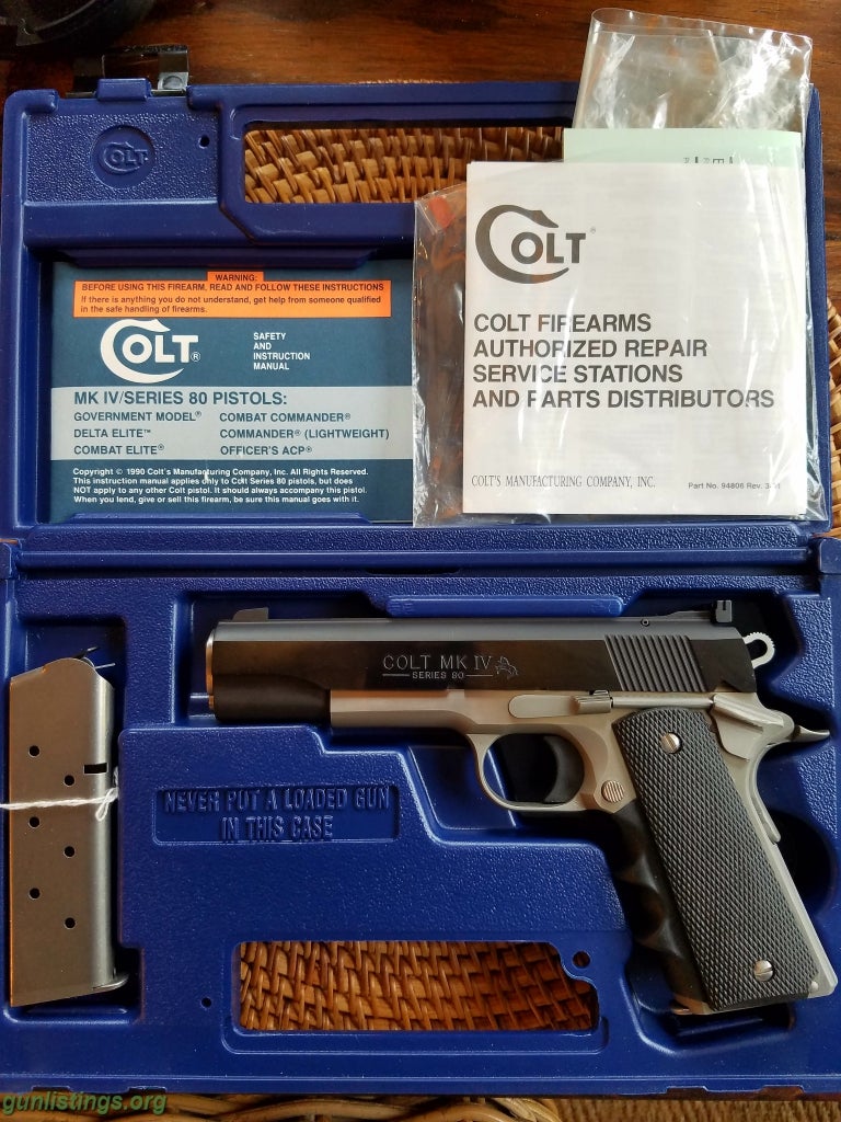 Pistols Colt Combat Elite