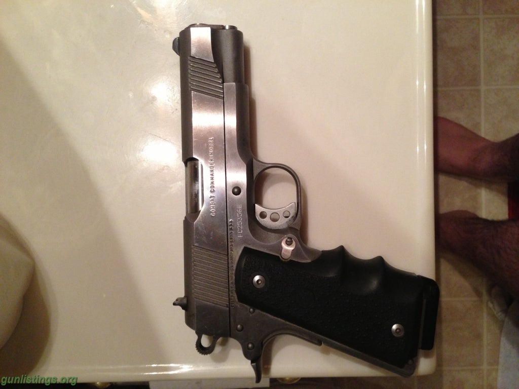 Pistols Colt Commander 1911 Stainless