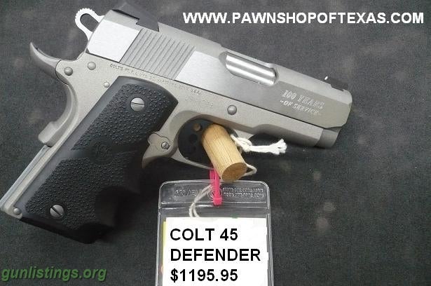 Pistols COLT DEFFENDER