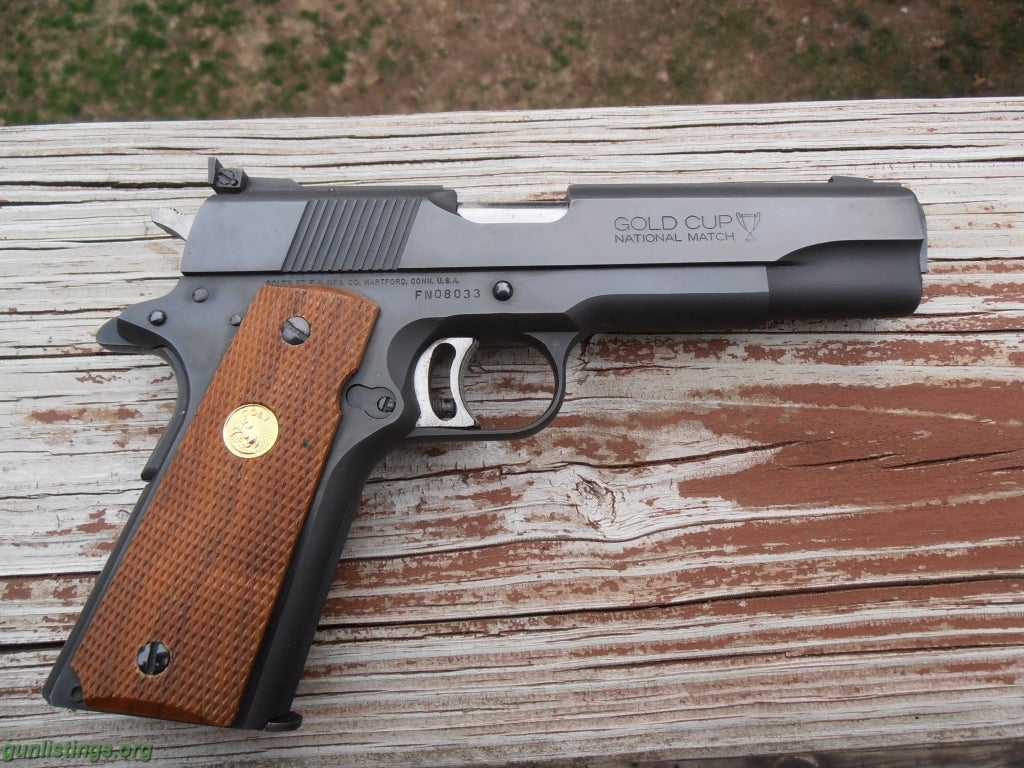 Pistols Colt Gold Cup National Match MK IV/Series 80 .45acp