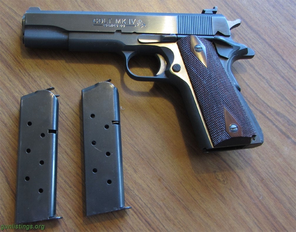 Pistols Colt Government 80 Series .45acp