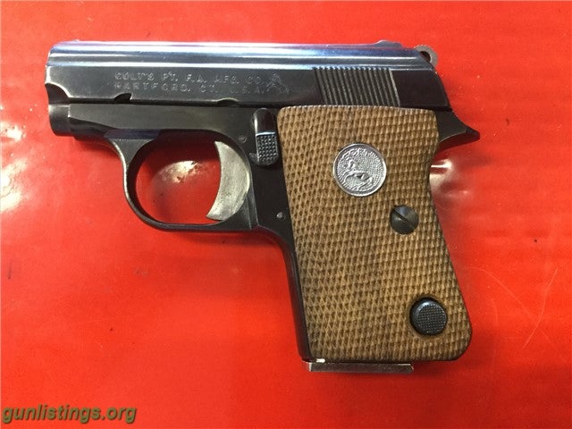 Pistols Colt Jr Junior.25 Acp 1971