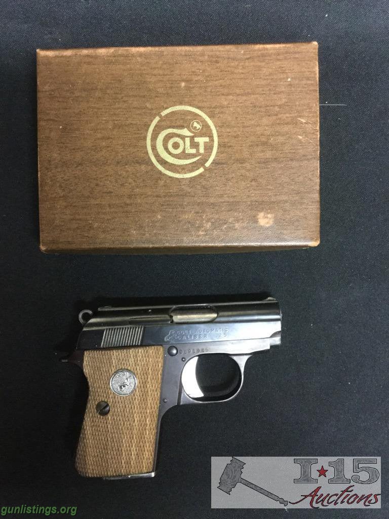 Pistols Colt Junior Colt .25 Caliber