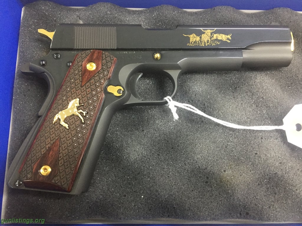 Pistols Colt Limited Edition TX Longhorn Talo 1911