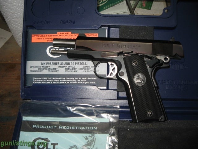 Pistols COLT M1991A1 COMMANDER LNIB