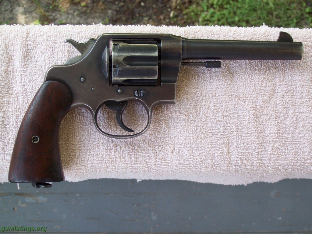 Pistols Colt Model 1917 DA 45 ACP US Revolver