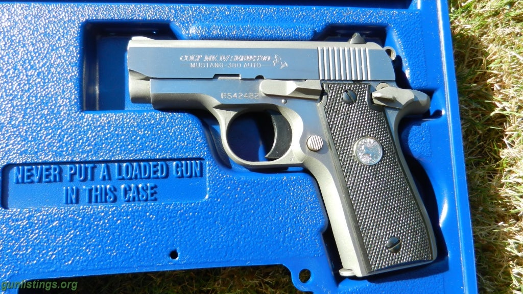 Pistols Colt Mustang Plus II 380 Auto