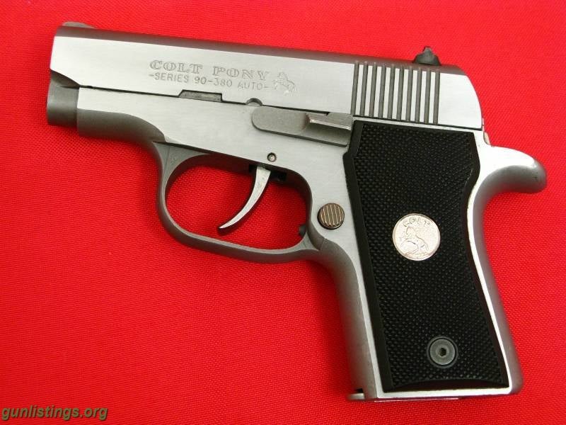 Pistols COLT Pony .380 ACP Stainess