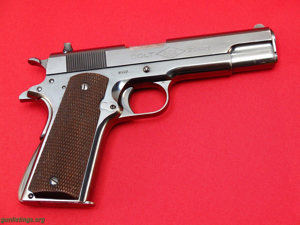 Gunlistings.org - Pistols Colt Pre-War Ace .22LR