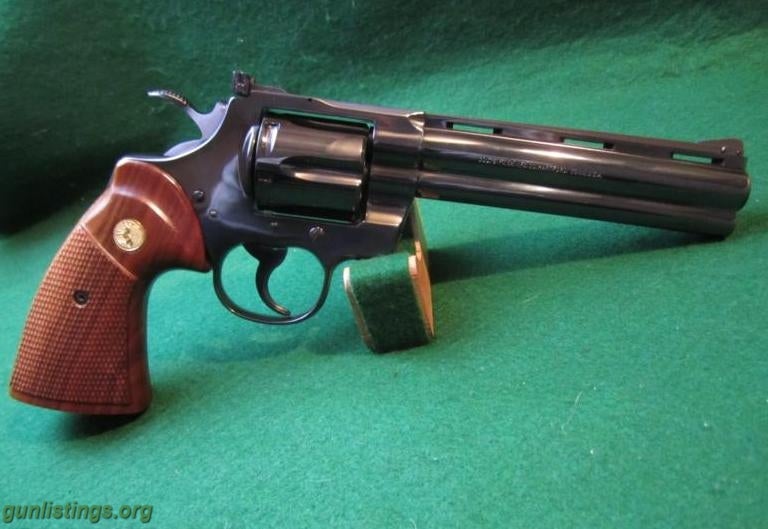 Pistols Colt Python 6'' Blue For Sale $1,550