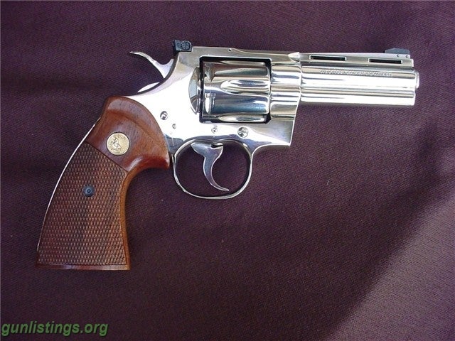 Pistols COLT PYTHON Nickel 4