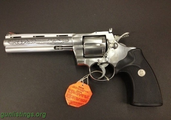 Pistols COLT Python Silver Snake 6