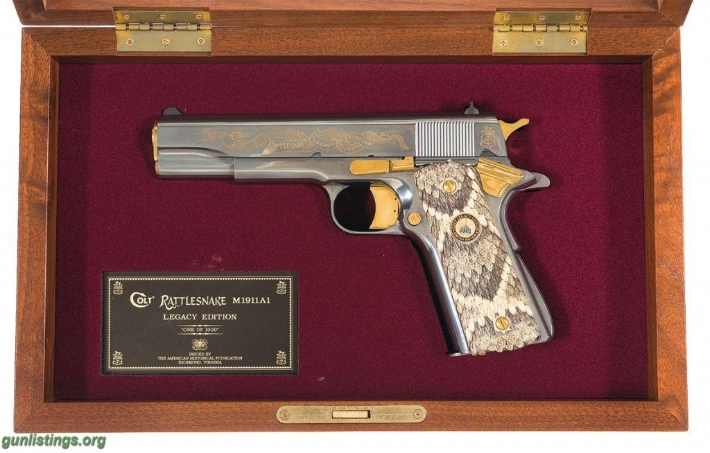 Pistols Colt Rattle Snake 1911