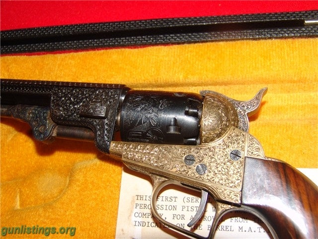 Pistols COLT UBERTI DRAGOON ENGRAVED NO RESERVE