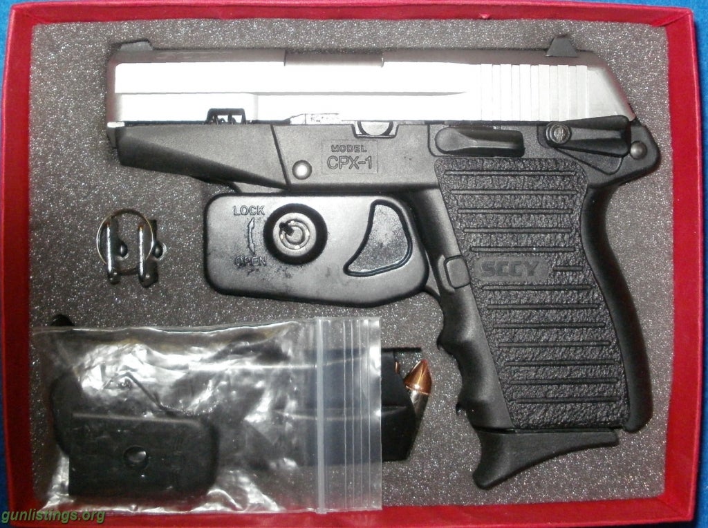 Pistols CPX-1 9 MM, AUTO, WHITE DOT SIGHTS, 10+1 CAPACITY