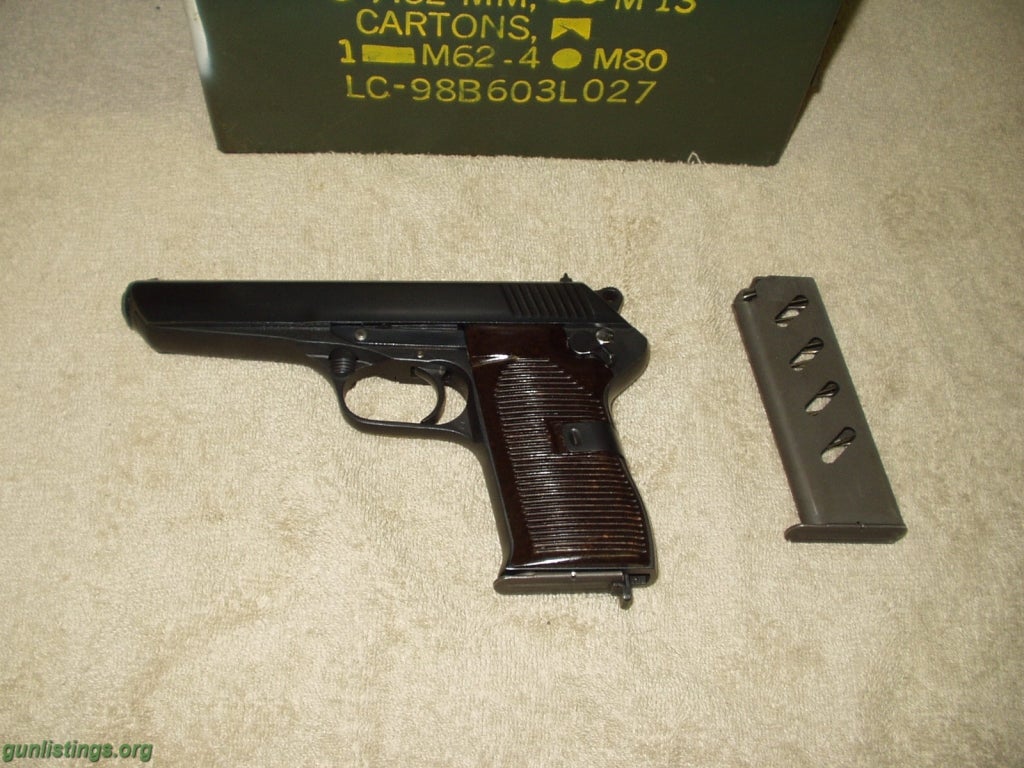 Pistols CZ-52 7.62x25 Pistol And Ammo