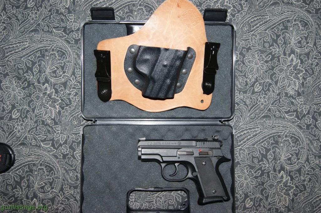 Pistols CZ 2075 9mm RAMI SUB COMPACT & HOLSTER