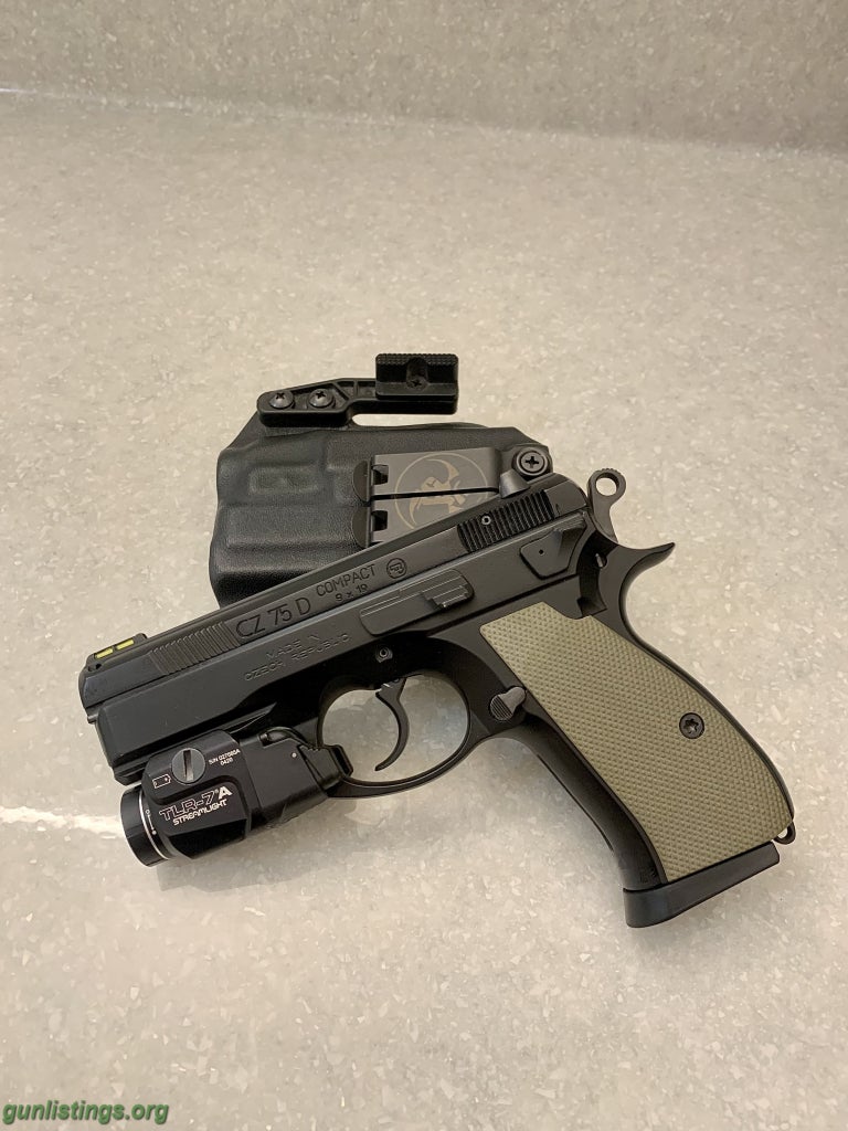 Pistols CZ 75 Compact + TLR7A + Holster