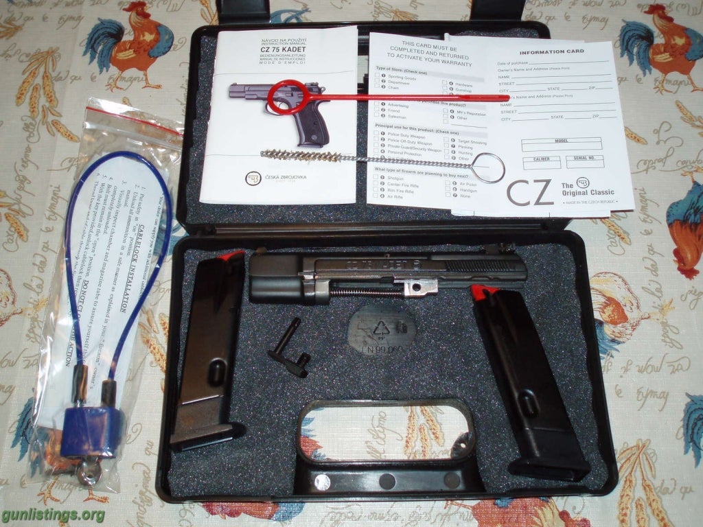 Pistols CZ 75 Kadet 22 Conversion