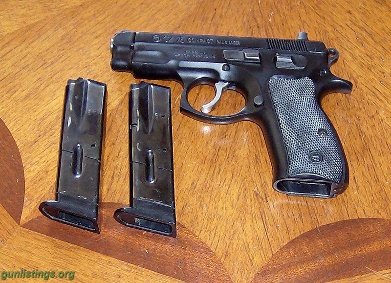 Pistols CZ 75B Compact  9mmLuger With Night Sights