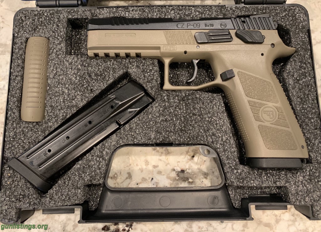 Pistols CZ P-09 With Night Sights, 2 Mags And Holster