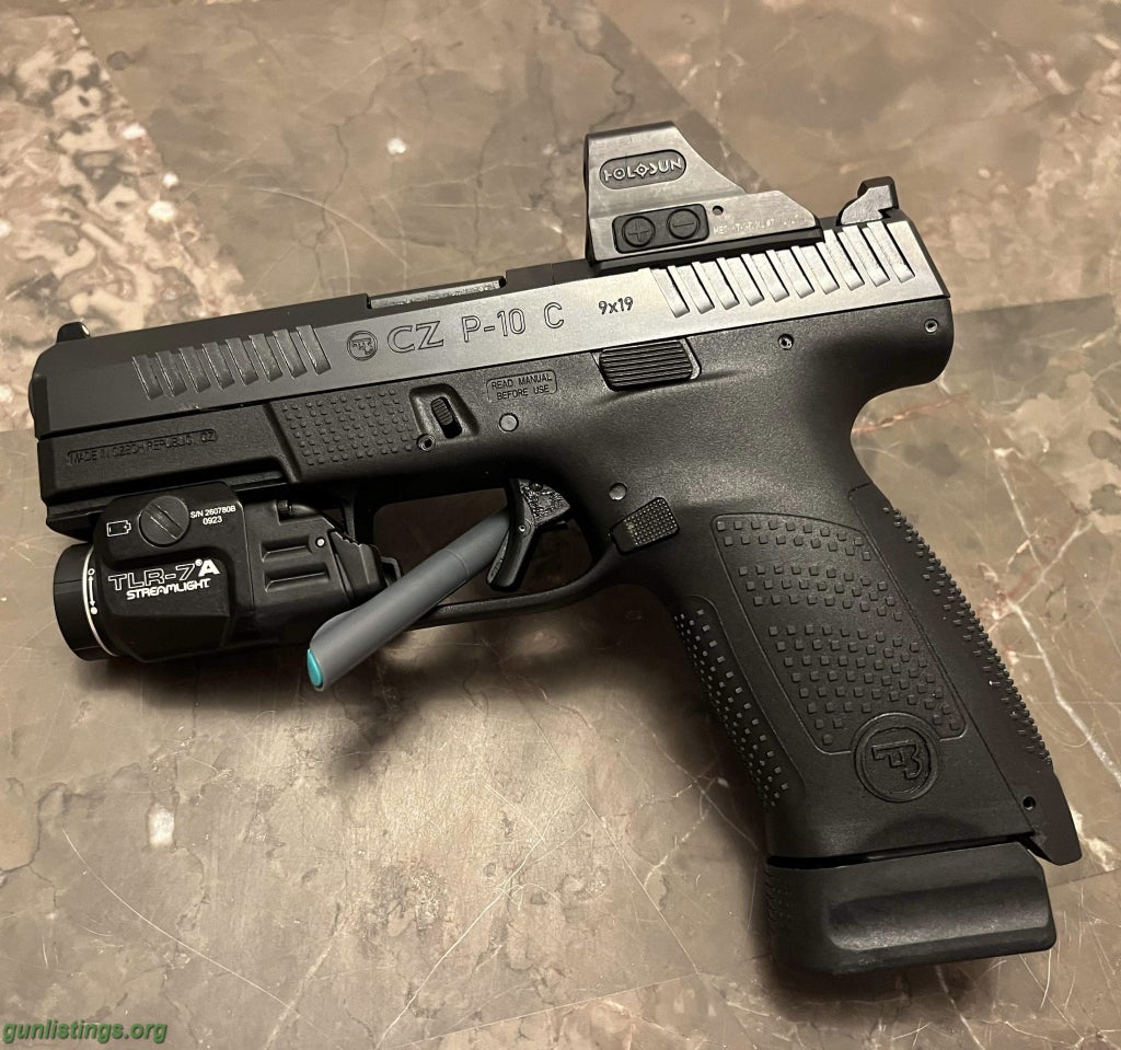 Pistols CZ P10C Optic Ready Lots Of Extras