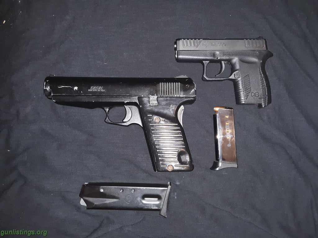 Gunlistings.org - Pistols Dimond Back 380 And Lorcin 9mm