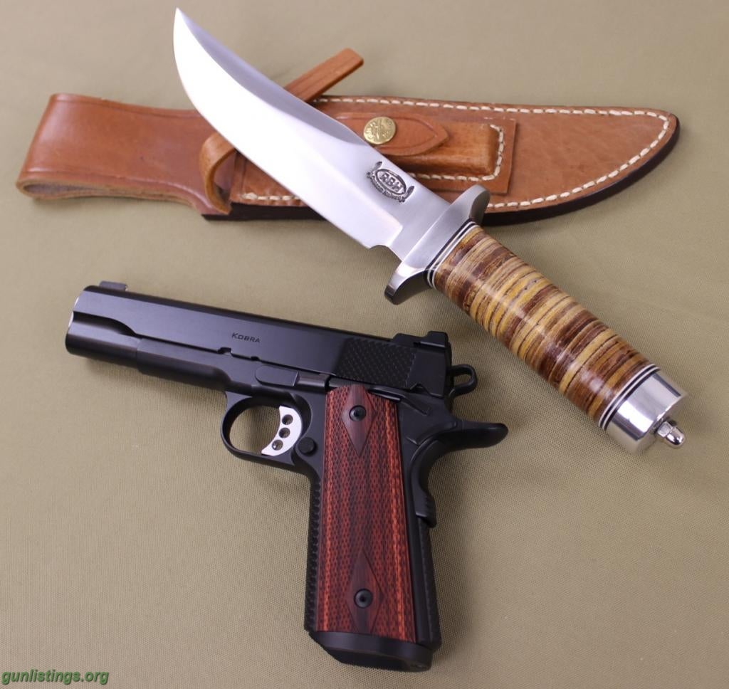 Pistols Ed Brown 1911 Kobra .45ACP RBH Custom Knife 45