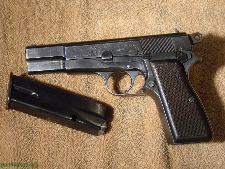 Pistols Fabrique Nationale Browning Hi-Power Nazi Era 9 MM