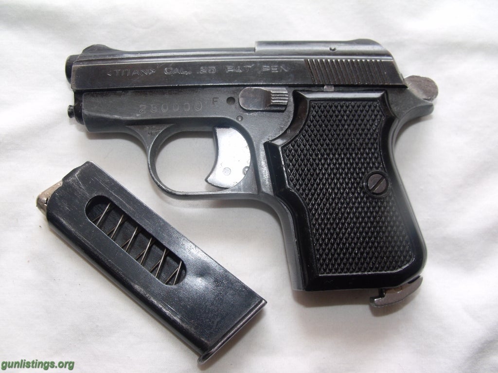 Pistols FIE Titan .25ACP Semi-Auto - 2 Magazines