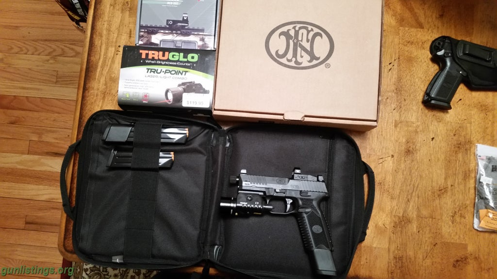 Pistols FN 509 Tactical With RMR And Laser/light