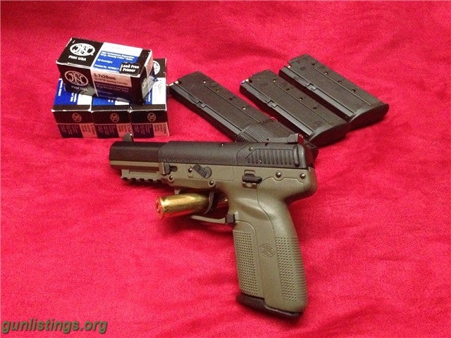 Pistols FN Five-Seven OD Green