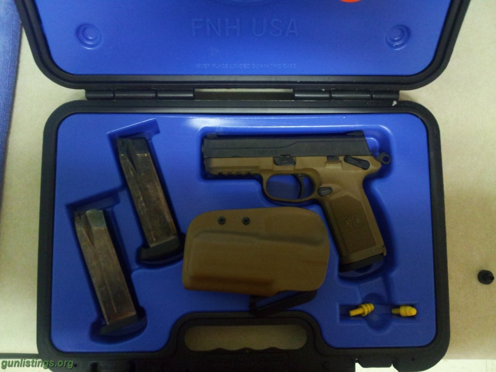 Gunlistings.org - Pistols FNP. 45 OD Tan