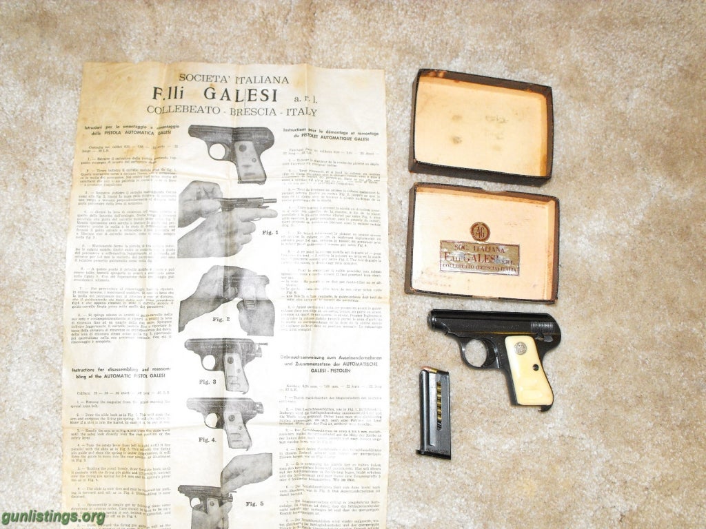 Pistols GALESI 22Cal