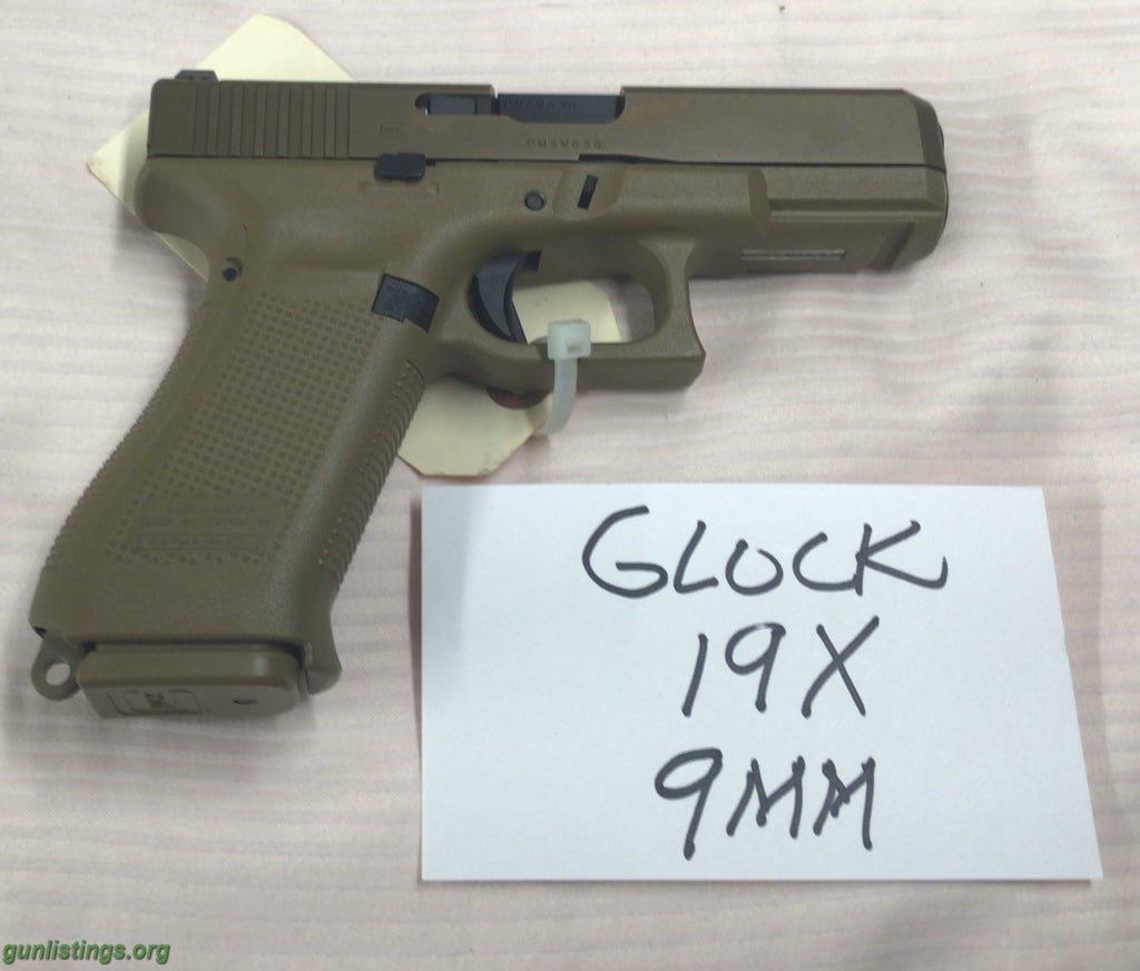 Pistols Glock19x 9mm (NIB)