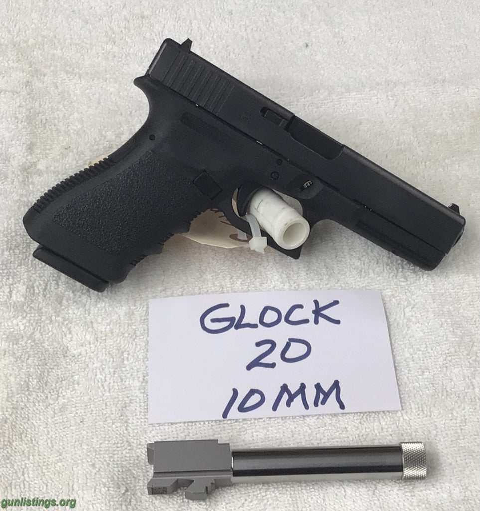 Pistols Glock 10 Mm With Extras