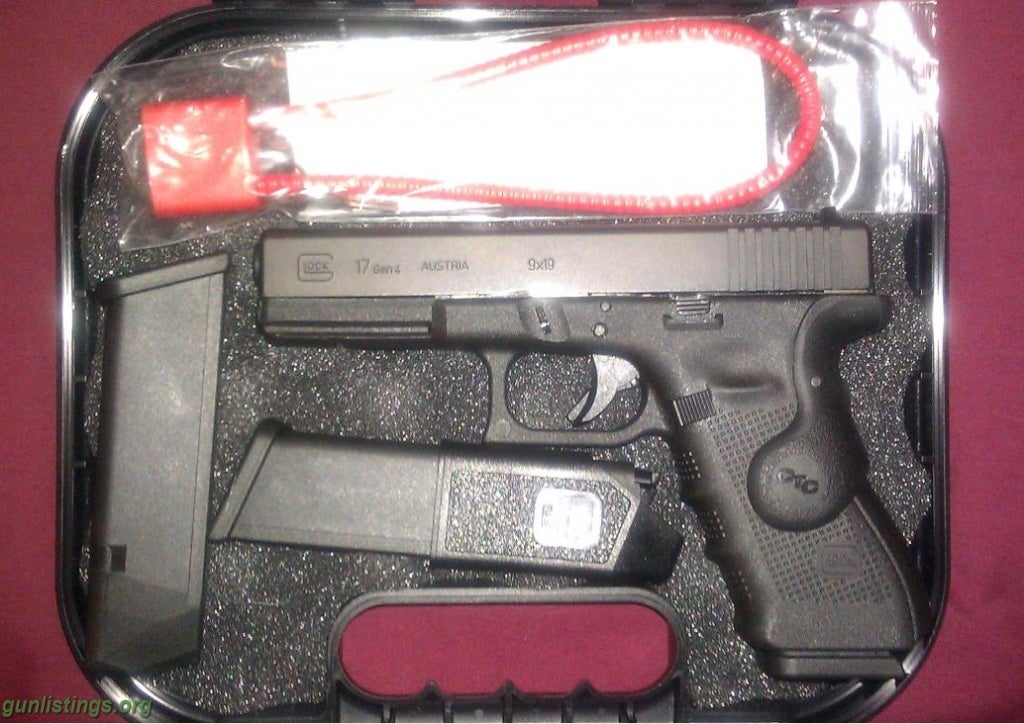 Pistols Glock 17 Gen 4 W/ Crimson Trace Laser Grip