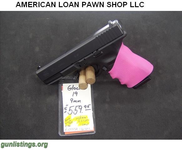 Pistols GLOCK 19 PINK GRIP