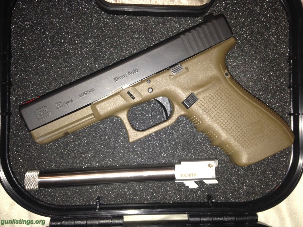 Pistols Glock 20 Gen4 FDE