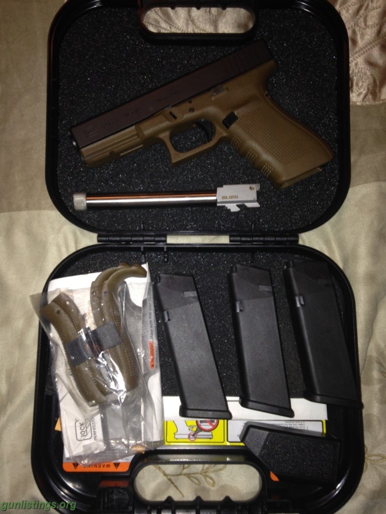 Pistols Glock 20 Gen4 FDE