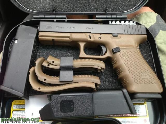 Pistols Glock 21 Gen 4 FDE