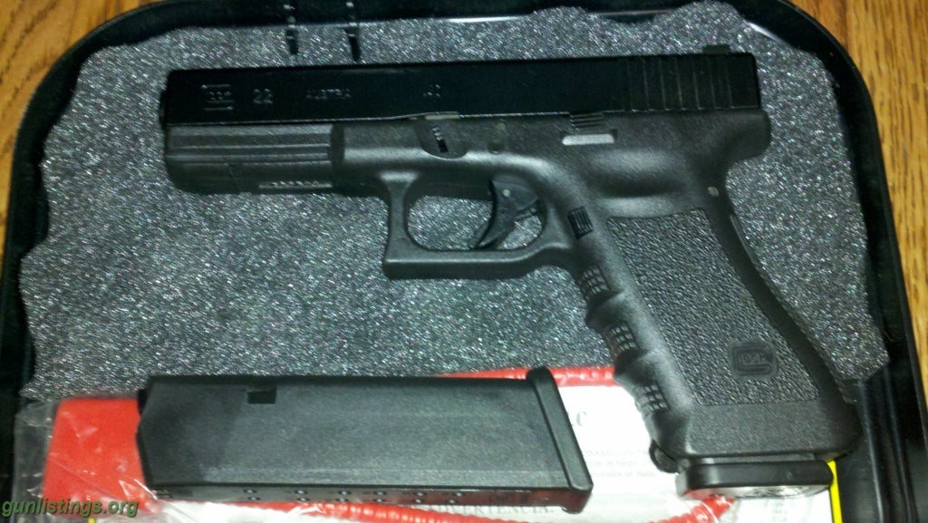 Pistols Glock 22 Gen III W/Lasermax