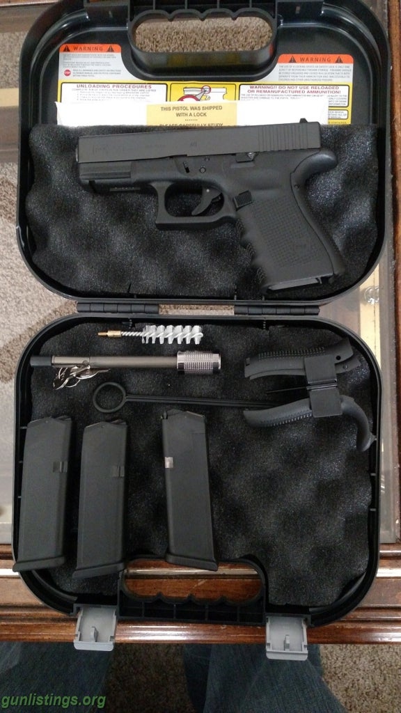 Pistols Glock 23 Gen 4 .40 Cal Great Condition