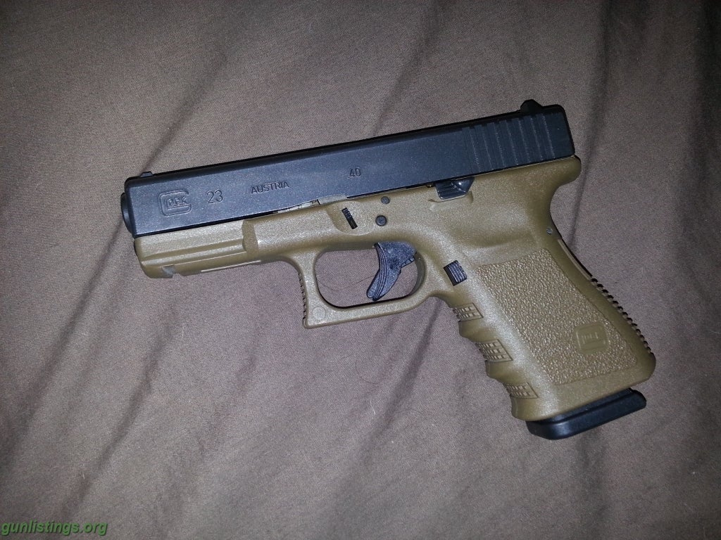 Pistols Glock 23 FDE Gen3