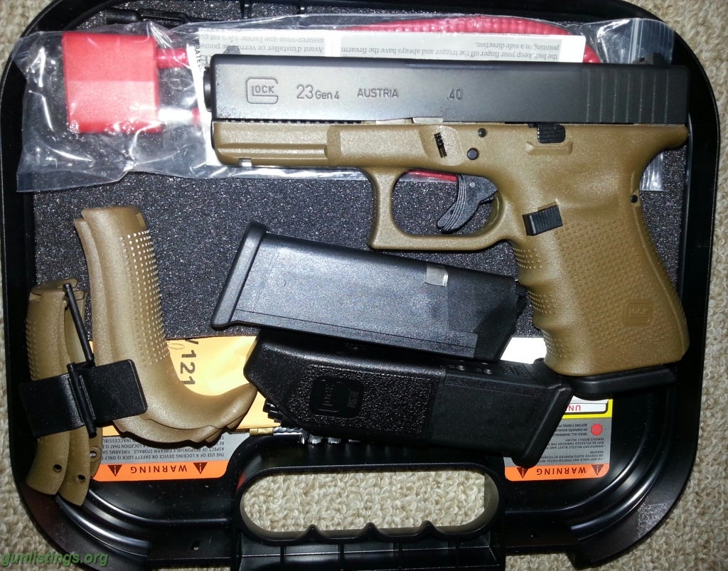 Pistols Glock 23 Gen 4 FDE